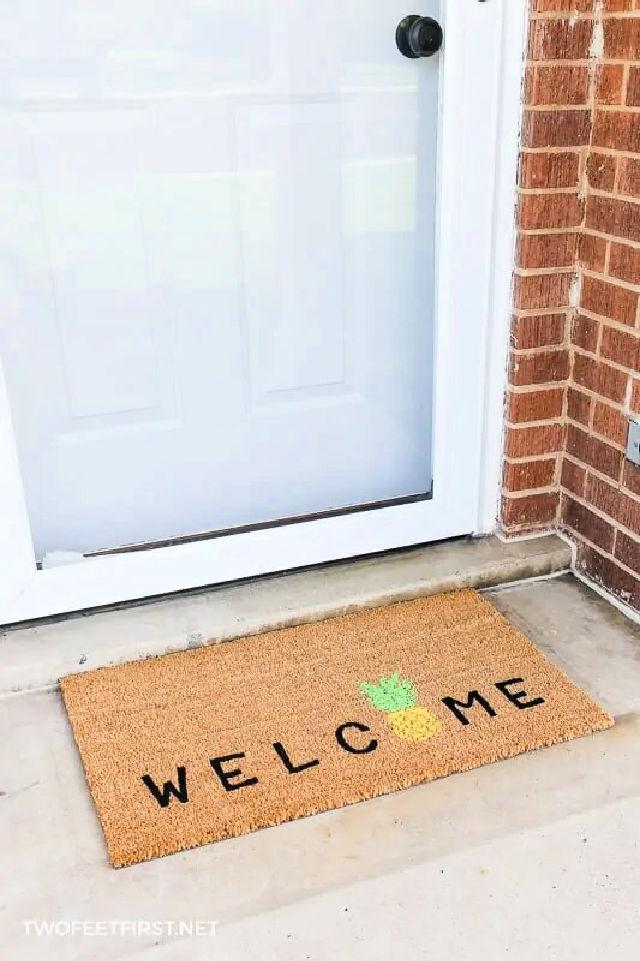 Welcome Pineapple Doormat Tutorial