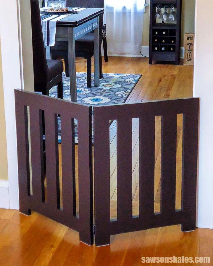Wooden Indoor Barrier Dog Gate