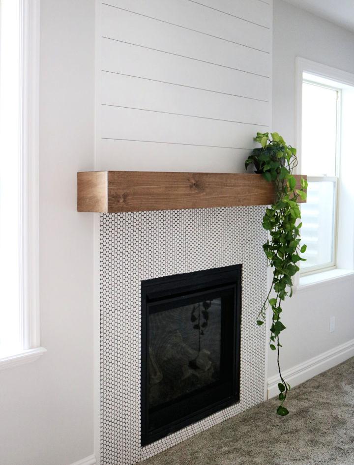 Wooden Mantle For Fireplace