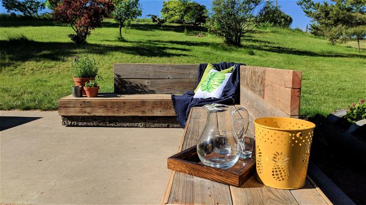 Wooden Sectional for Patio