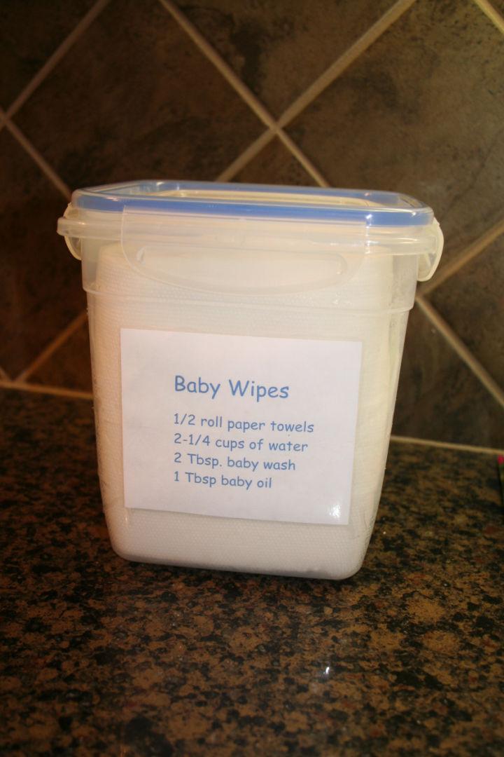 4 Ingredients Baby Wipes