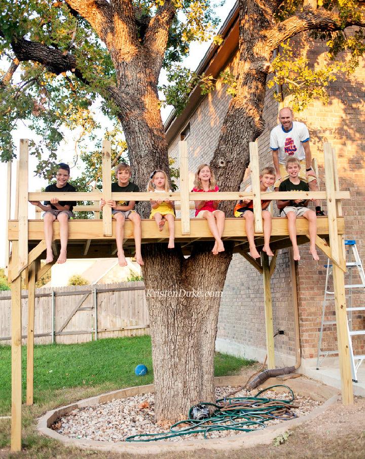 Backyard Treehouse Plan