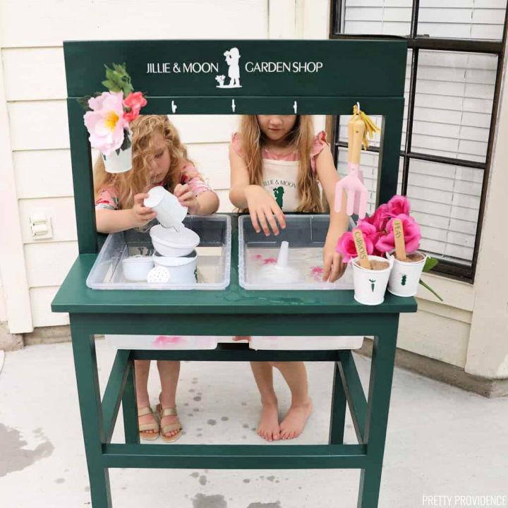 Mesa de agua para niños DIY