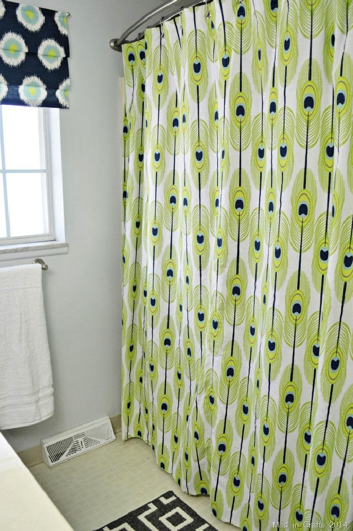 Grommet Topped Shower Curtain