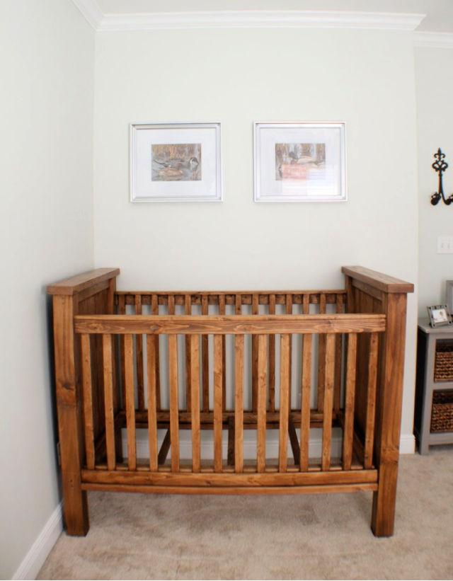 Homemade hotsell baby crib