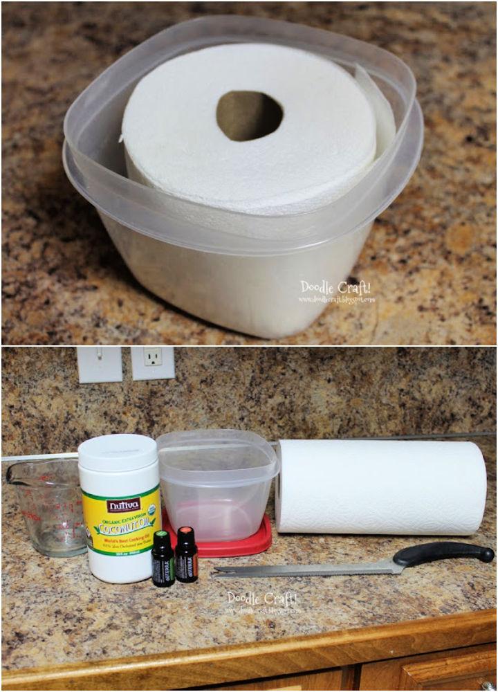 Homemade Cleansing Baby Wipes