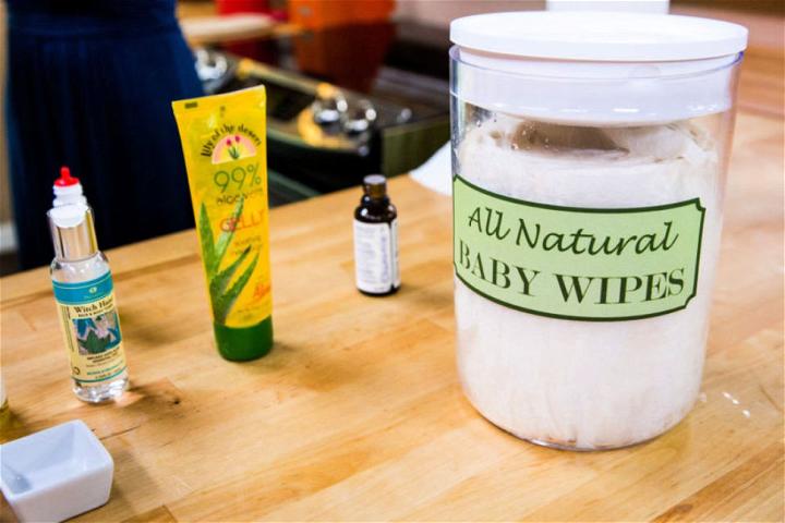 Homemade Natural Baby Wipes