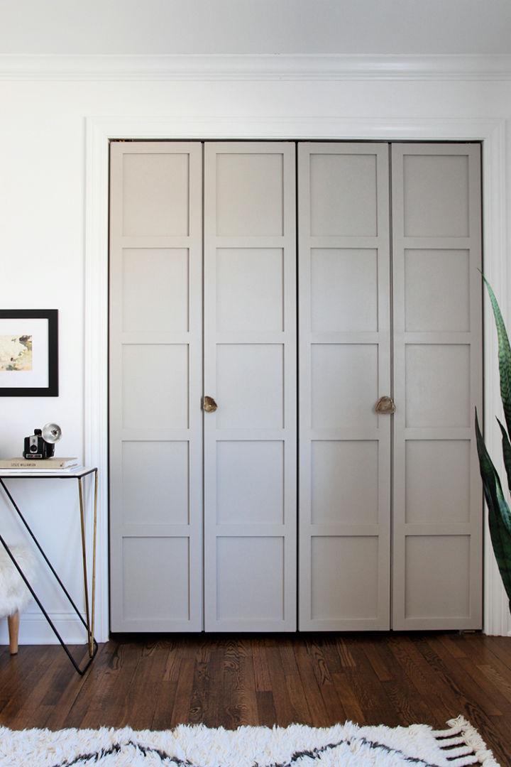 How to Make Paneled Bi fold Closet Doors