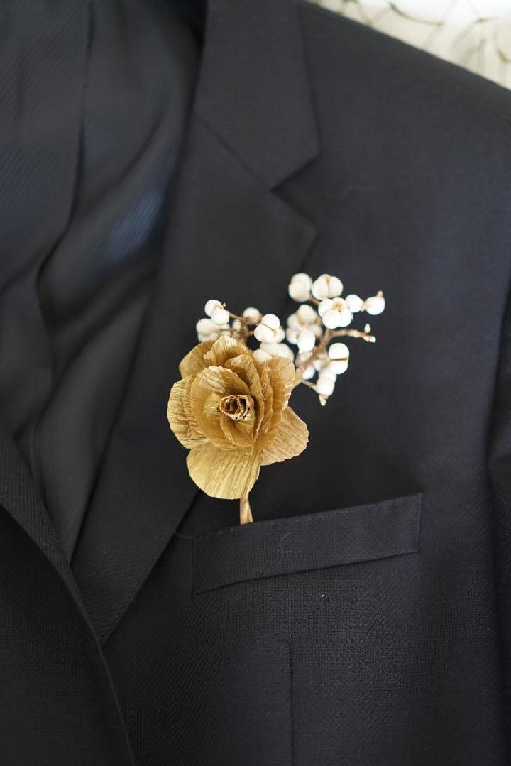 20 DIY Boutonniere Ideas To Make Your Own - Blitsy