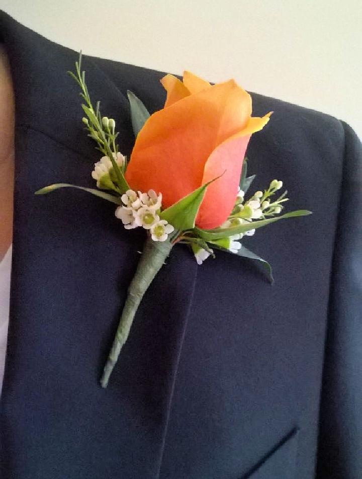 Make a Flower Boutonniere