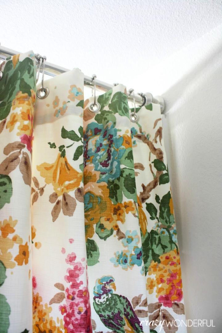 Window Curtain to a Shower Curtain