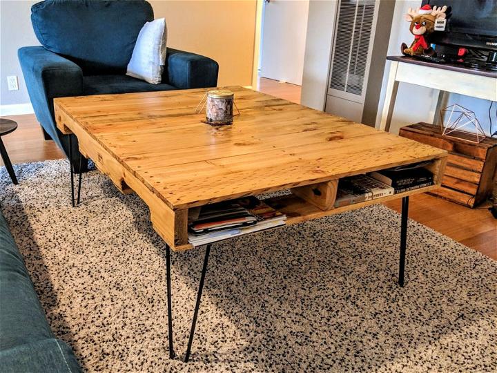 1 Hour Pallet Coffee Table 1