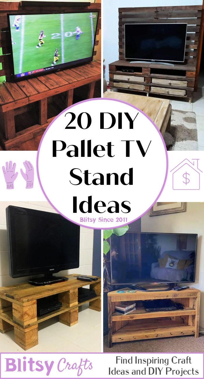 20 DIY Pallet TV Stand Ideas