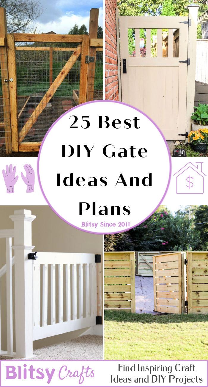 Best DIY Gate Ideas And Plans