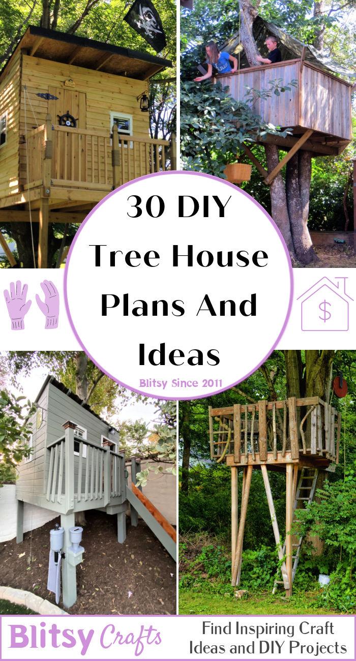DIY Tree House Plans And Ideas