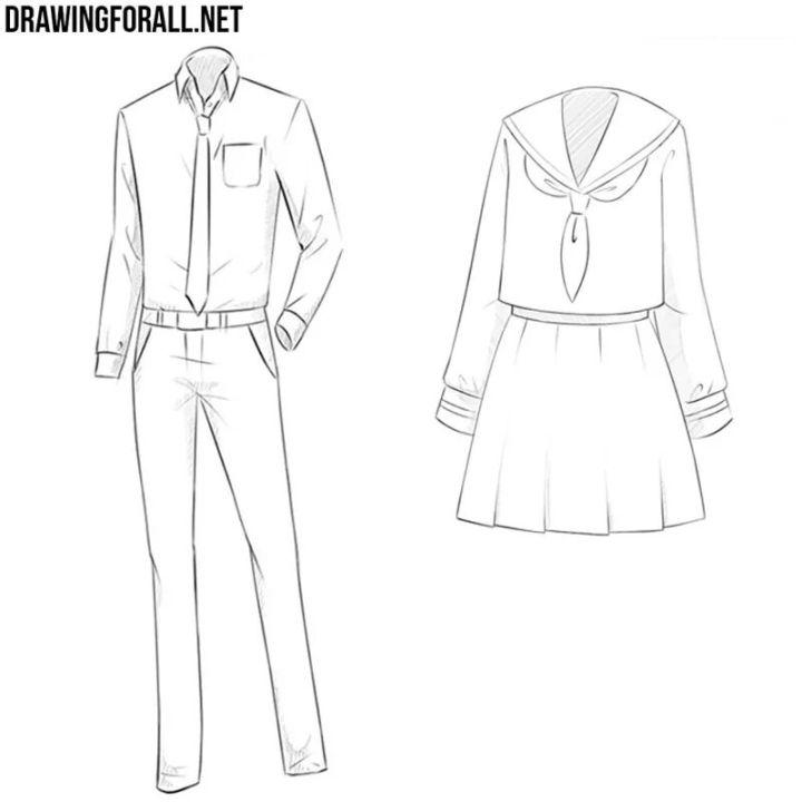 Anime Clothes Drawing