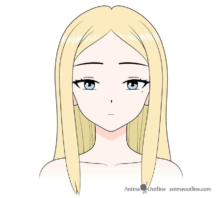 Drawing Hair Part 1  Draw hair easily by dividing it into blocks  Anime  Art Magazine