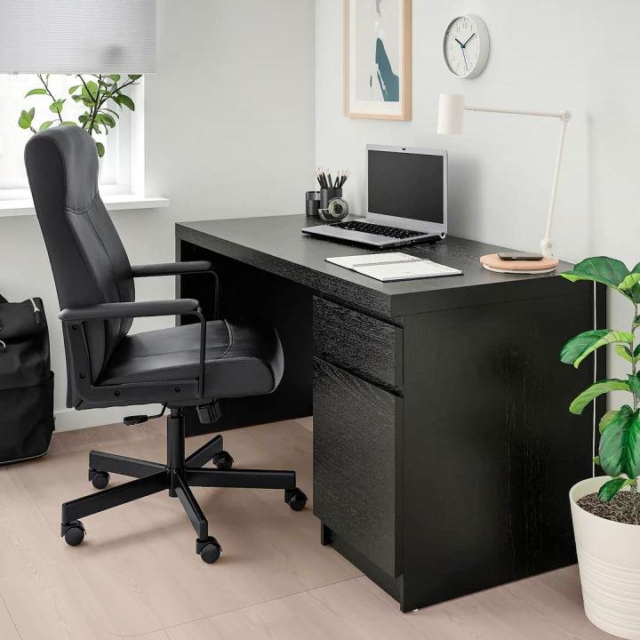 Black Study Desk For Students