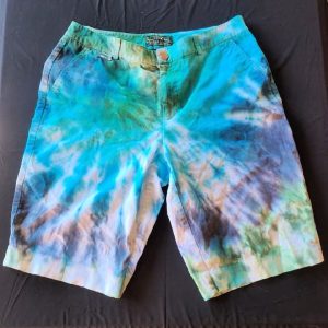 Brown / Orange Tie Dye Shorts