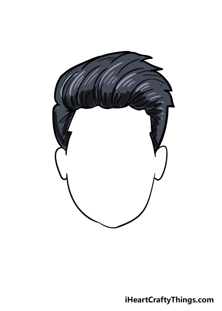 Boys Hair Drawing