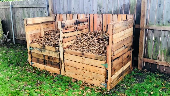 Build Compost Bin From Recycled Pallets
