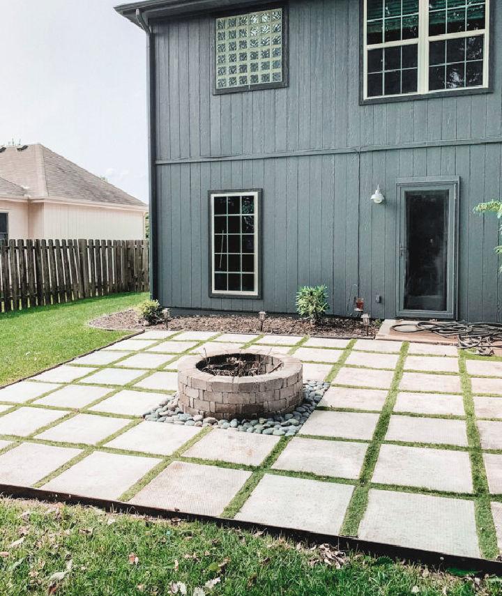Build a Paver Patio and Fire Pit