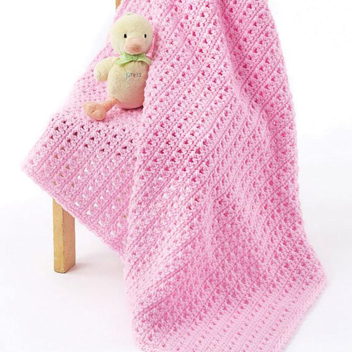 One Skein Crochet Baby Blanket Pattern