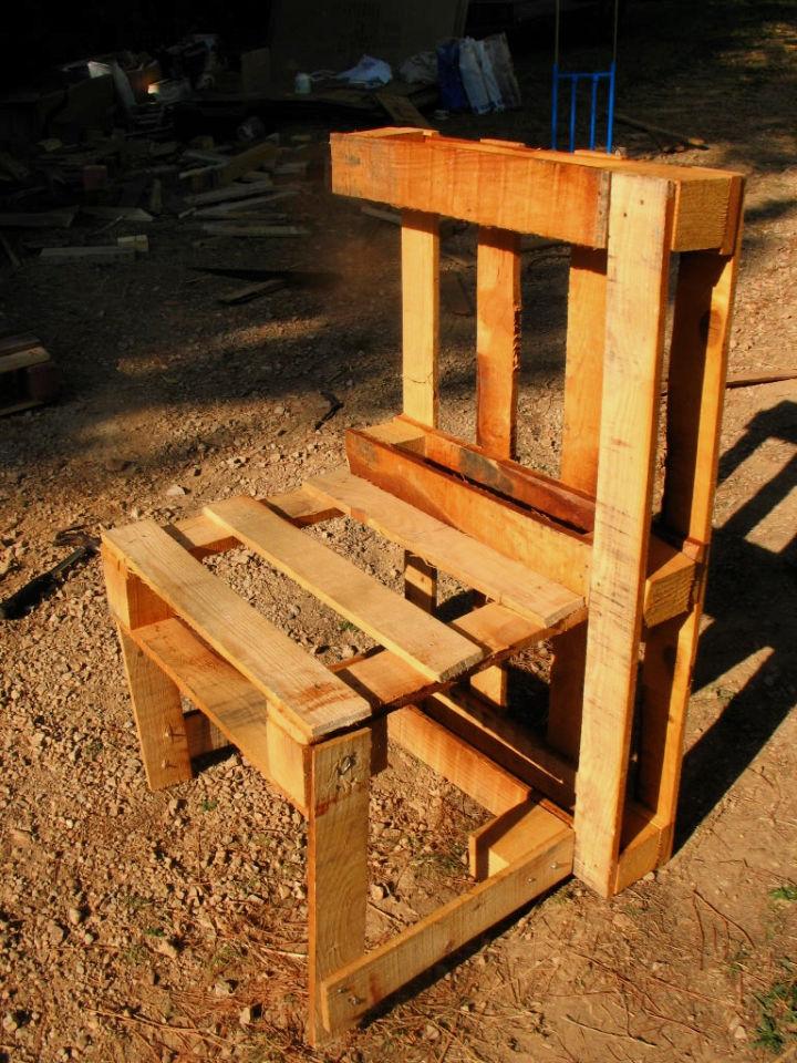 Chair Made Out Of Pallets