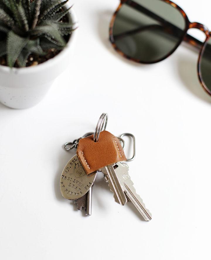 Cheap DIY Leather Key Cover 1