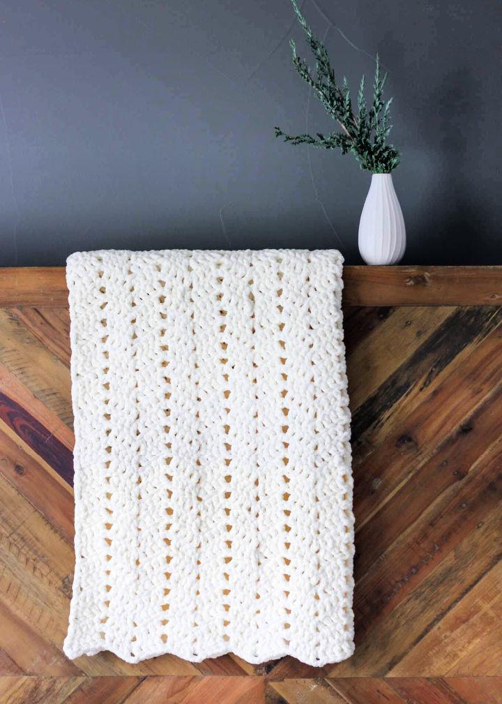 Chunky Crochet Baby Blanket Pattern