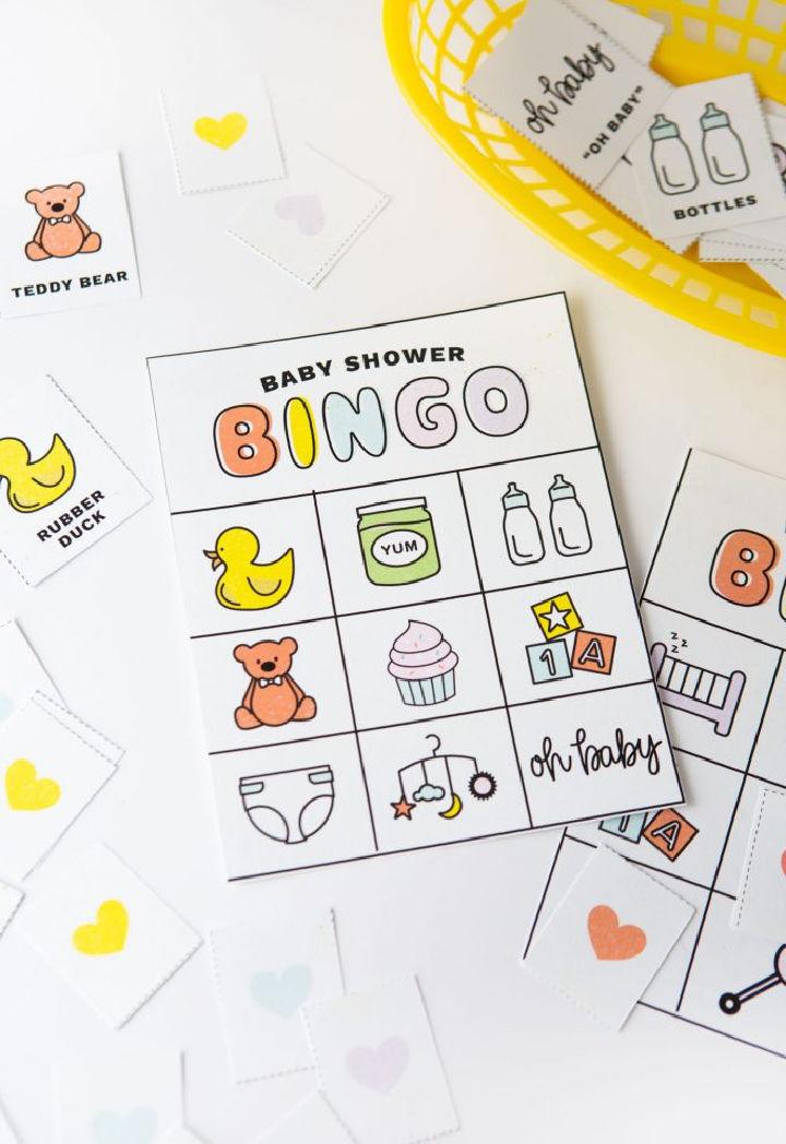 Classy Baby Shower Game with Printable