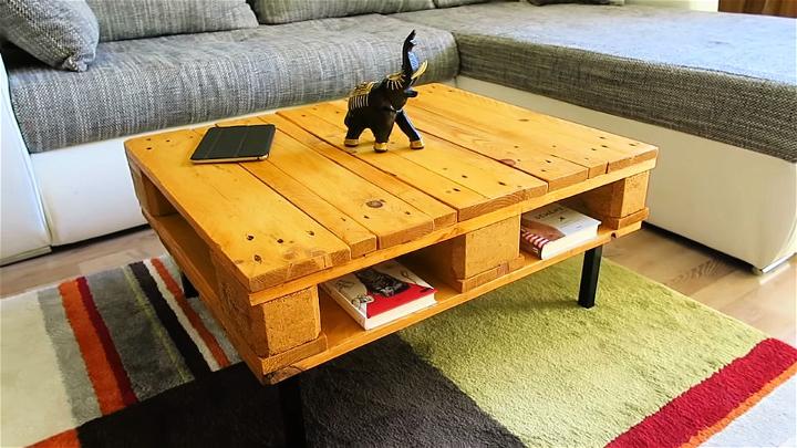 Coffee Table Made Out Of Pallet