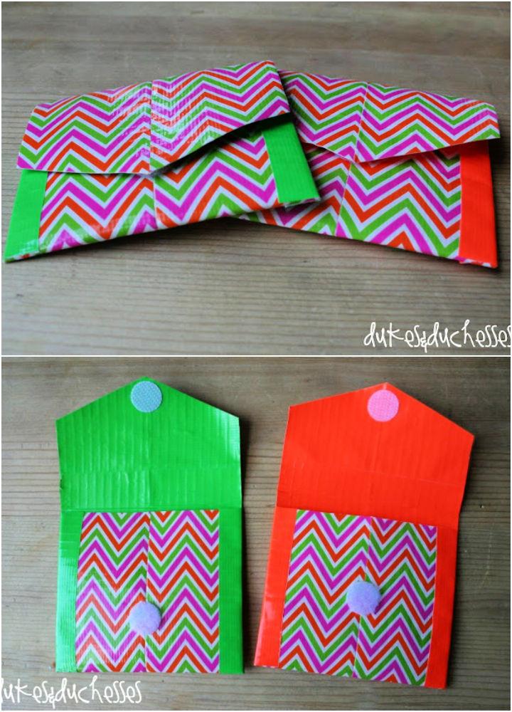 Colorful Duct Tape Pocket
