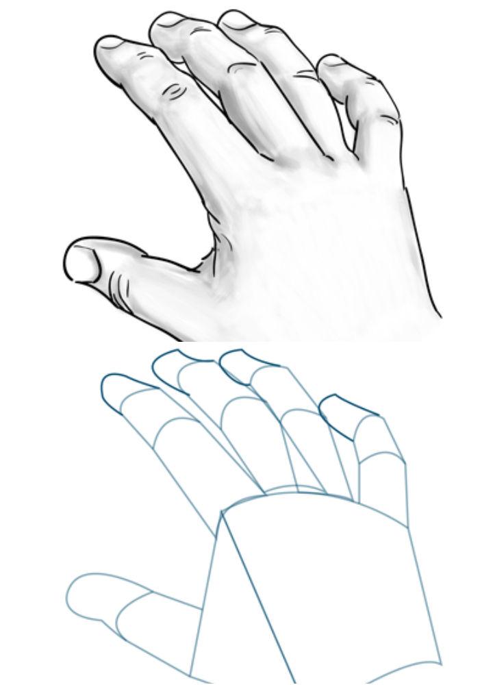 25 Easy Hands Drawing Ideas - How to Draw Hands - Blitsy