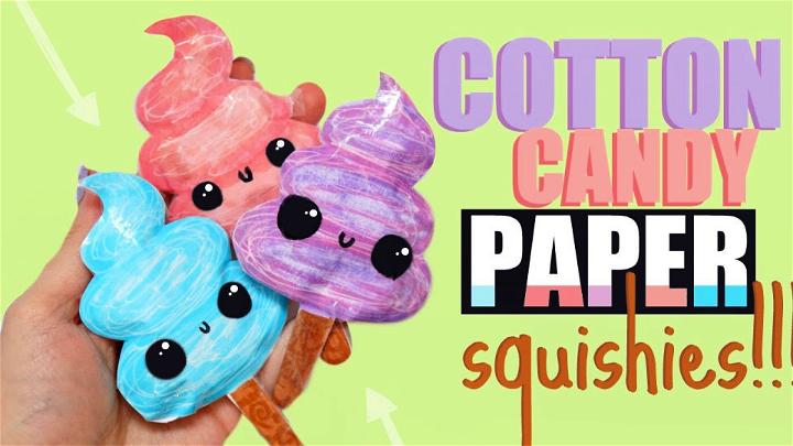 Cotton Candy Paper Squishy
