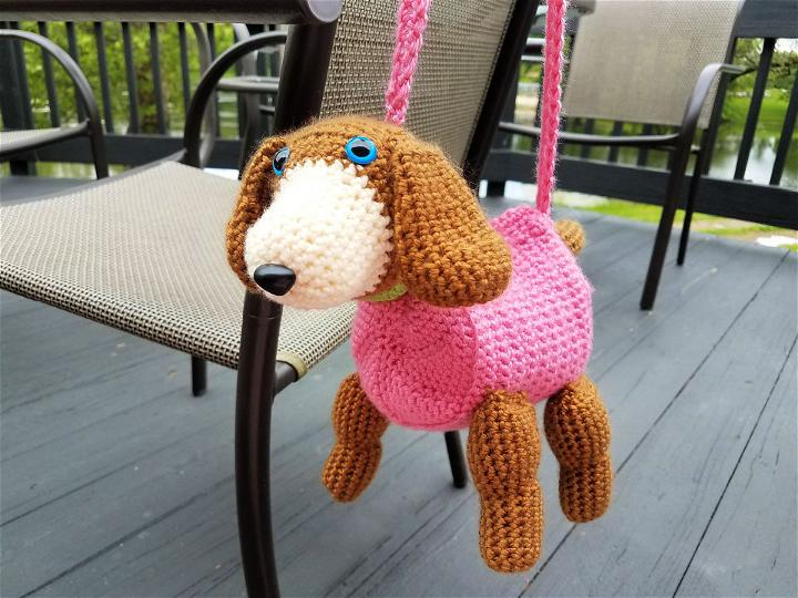 Crochet Doggy Purse for Toddler