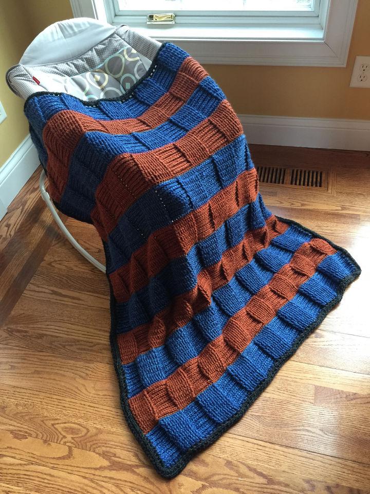 Crochet Extended Basket Weave Baby Blanket Pattern