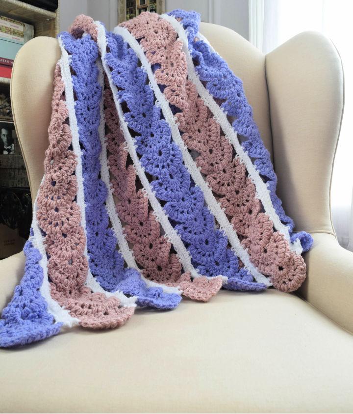 Modern Crochet Heirloom Baby Blanket Pattern