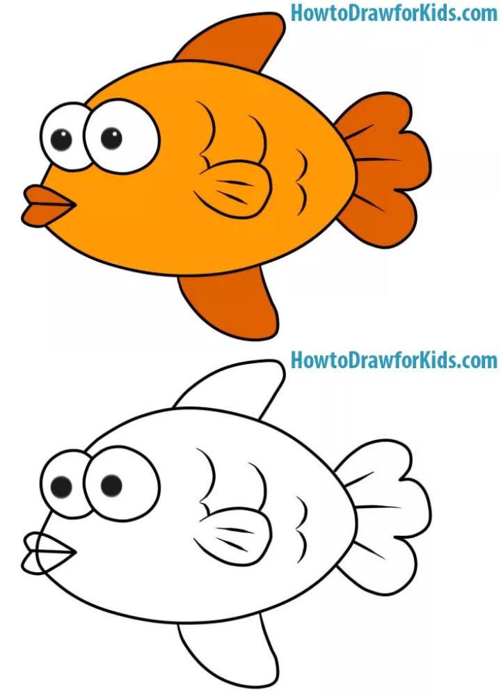 Cute to Draw a Fish