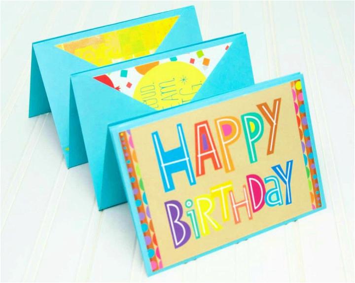 DIY Accordion Birthday Card