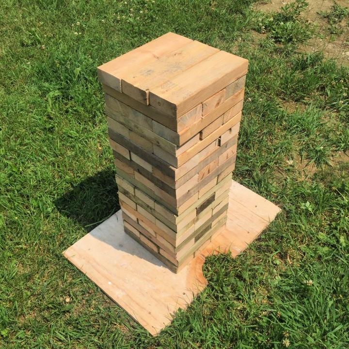 DIY Cottage Jumbo Jenga