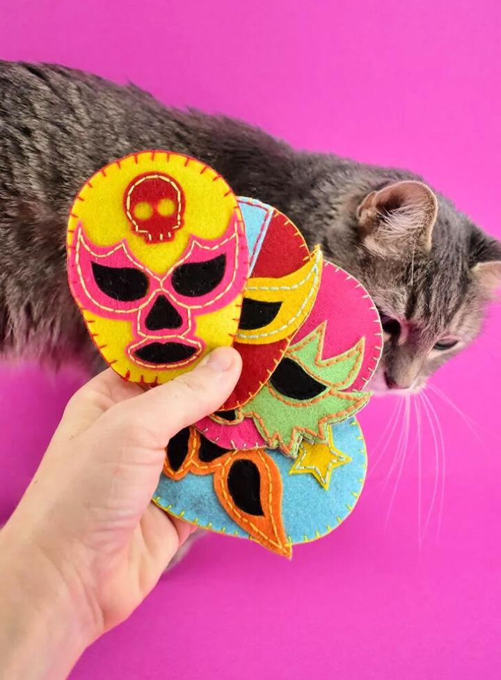 DIY Lucha Libre Cat Toys