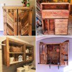 20 Easy Wooden Pallet Cabinets Under Cheap Budget