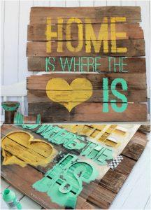 40 Wood Pallet Sign Ideas You Can DIY - Blitsy