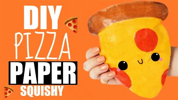 DIY Pizza Paper Squishy