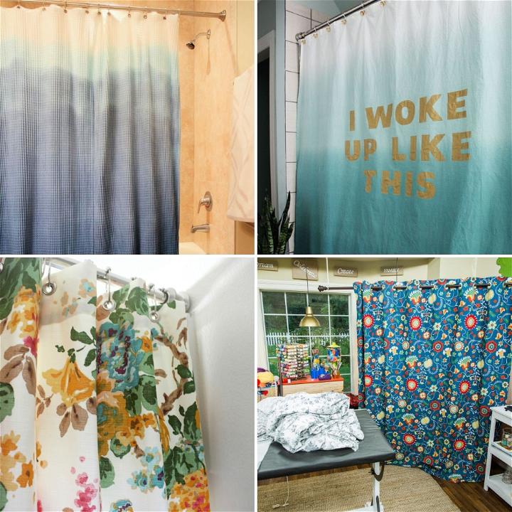 DIY Shower Curtain Projects