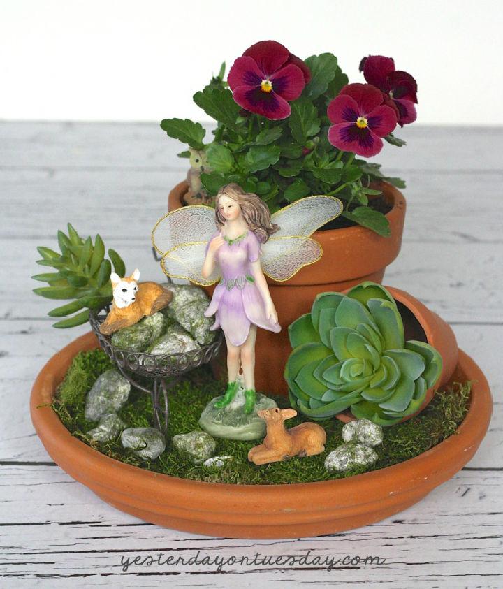 DIY Whimsical Fairy Garden