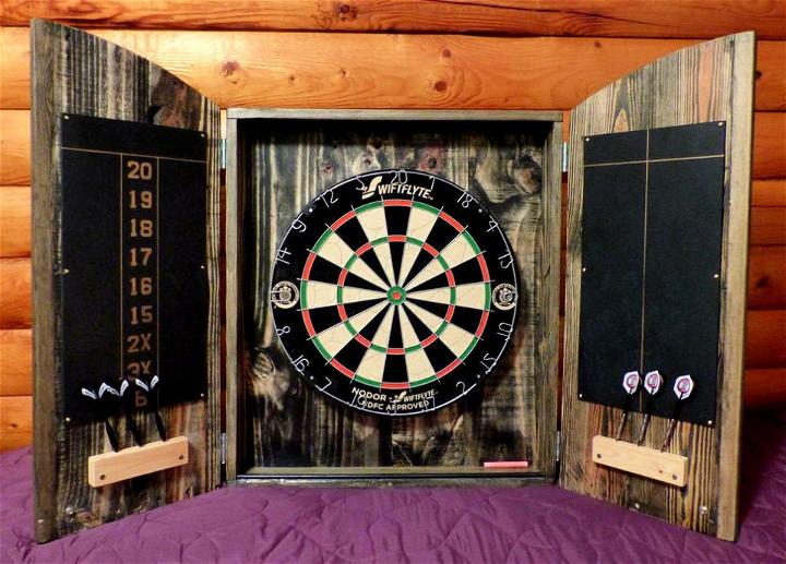 Dartboard Cabinet From Pallets