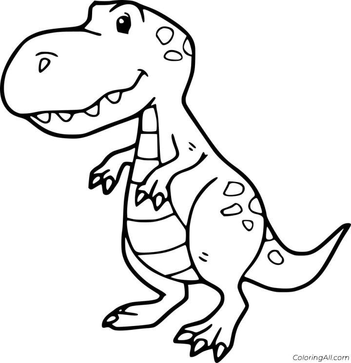 Dinosaur T Rex Coloring Pages