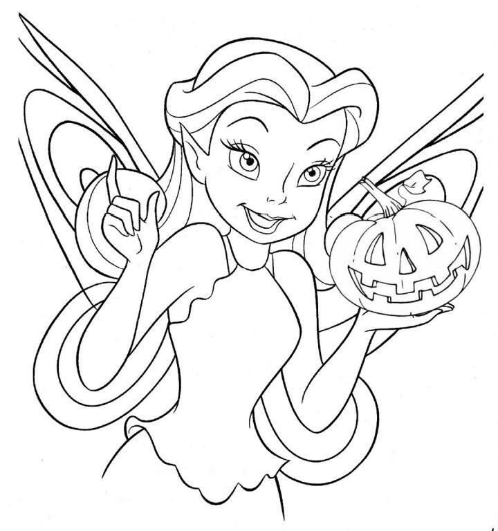 Disney Halloween Coloring Pages 1